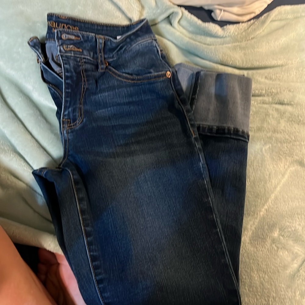 Maurice’s cuffed skinny jeans